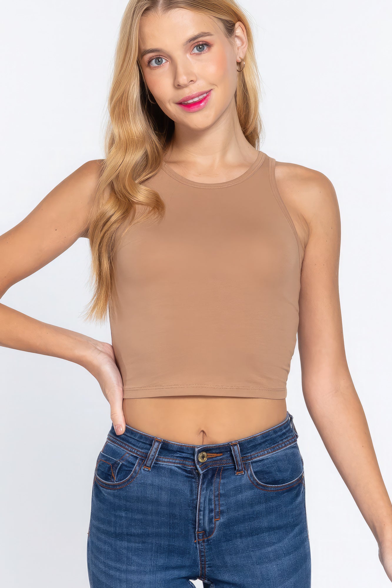 Halter Neck Crop Top